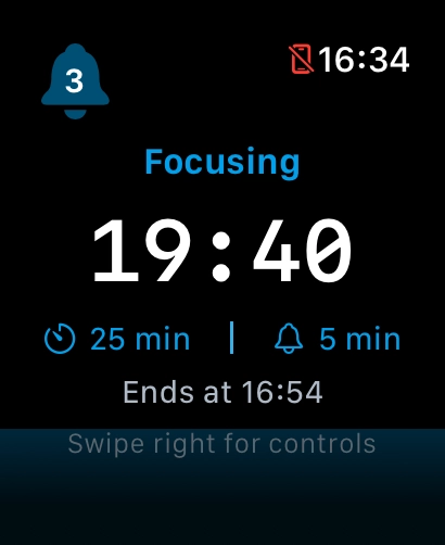 Session Progress Screen
